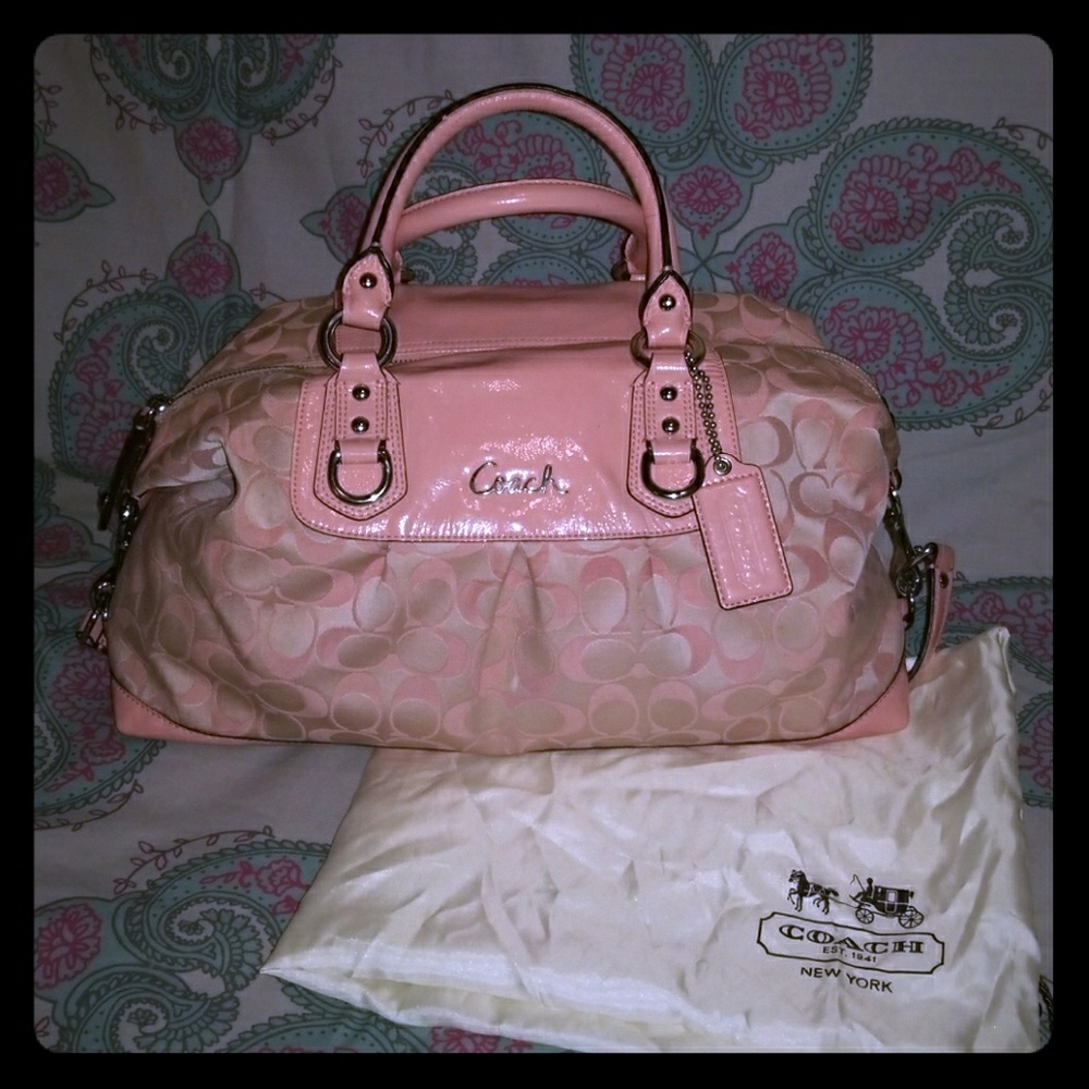 Ashley Satchel Coach Purse